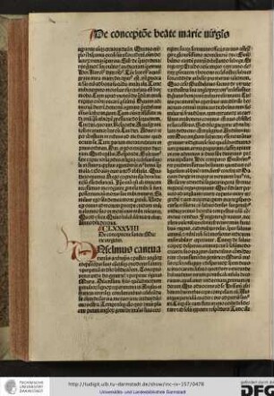 CLXXXVIII. De conceptione sancte Marie virginis.