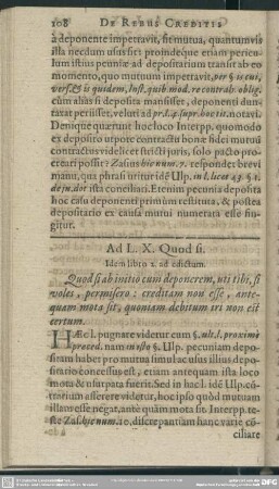 Ad L. X. Quod si. Idem libro 2 ad edictum