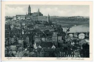 Meißen. Blick v. d. Martinskirche auf Meißen