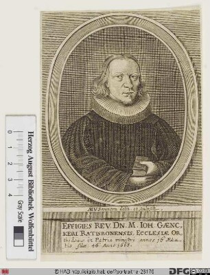 Bildnis Johann Gäncker