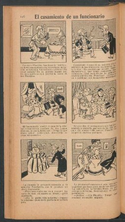 El casamiento de un funcionario - [Cómic]