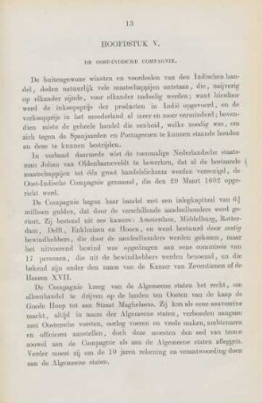 Hoofdstuk V. De Oost-Indische Companie