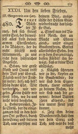 XXXII. Um den lieben Frieden.