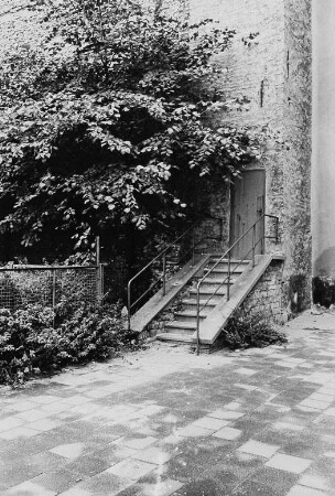 Treppe zu einem Eingang