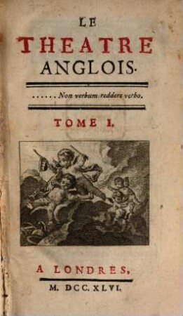 Le Théâtre Anglois, 1