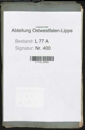 Bettelei und Diebstähle in der Stadt Salzuflen