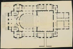 Staatstheater, Oldenburg: Grundriss 1:100