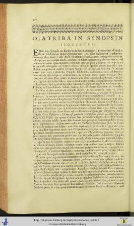 Synopsis Scripturae sacrae.