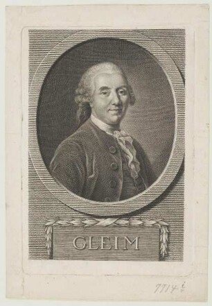 Bildnis des Johann Wilhelm Ludwig Gleim
