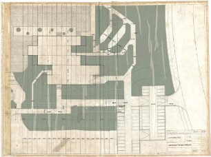 Schneider - Esleben, Paul; Erkrath - Hochdahl, Sedentaler Str. 110; Hochdahlhaus - Vorplatz, Gartengestaltung (Grundriss)