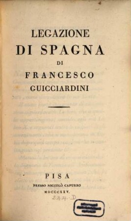 Legazione di Spagna