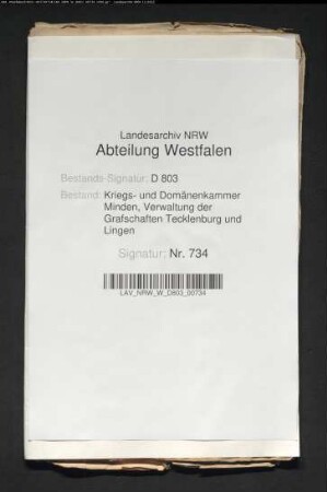 Das Schulten-, auch Bauschulten-Kolonat zu Ledde, Kirchspiels Ledde