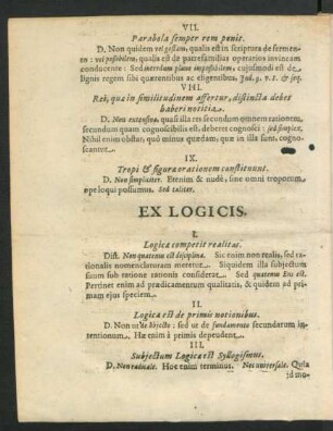 Ex Logicis.