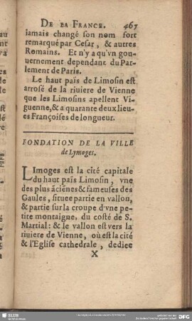 Fondation De La Ville de Lymoges