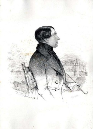 Album der Tischgesellschaft im Darmstädter Hof. Herr von Pfeuffer