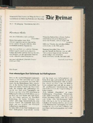 Nr. 7, 78. Jahrgang, Neumünster, Juli 1971