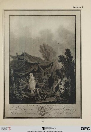 Gravures anciennes (Nr. 1-10) mit Planche I-IV