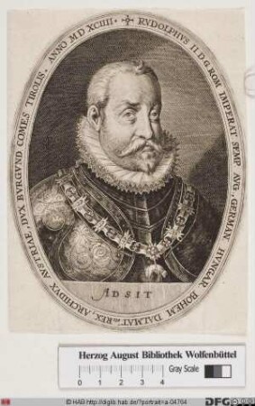 Bildnis Rudolf II., römisch-deutscher Kaiser (reg. 1576-1612)
