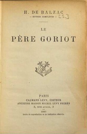 Oeuvres complètes, 3