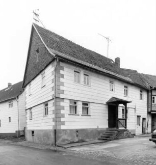 Fachwerkwohnhaus; Ranstadt, Hintergasse 37
