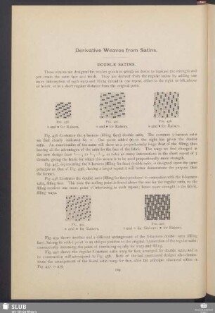 Derivative weaves from satins