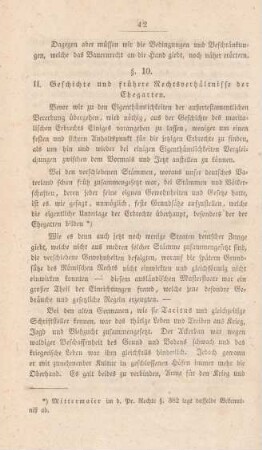 II. Geschichte und frühere Rechtsverhältnisse der Ehegatten