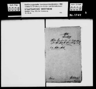 Musterregister über die Untertanen der Grafschaft Virneburg.