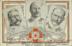 Generaloberst von Hindenburg - Generaloberst v. Kluck - General der Infanterie v. Beseler
