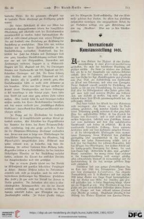 6: Dresden: Internationale Kunstausstellung 1901