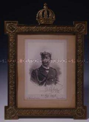 Wandschmuck: Wilhelm II. in Marineuniform