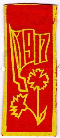 Abzeichen zum Jahrestag der russischen Oktoberrevolution