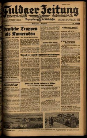 Ausgabe vom Mittwoch, den 05. März 1941.