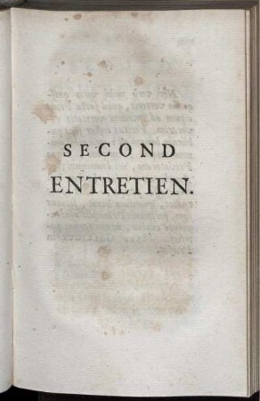 Second Entretien.
