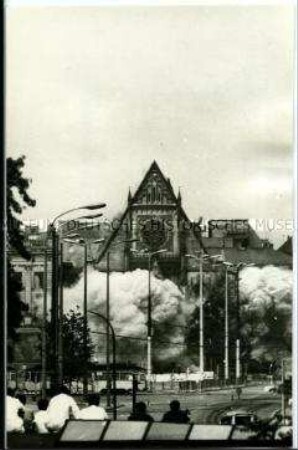 Die Sprengung der Universitätskirche St. Pauli in Leipzig