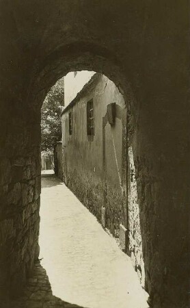 Geithain. Stadtmauer : Geithain, die "Pforte" der alten Stadtmauer
