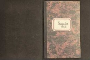 Namensverzeichnis Geburtsregister Lemgo 1884