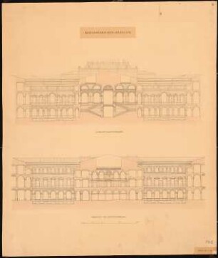 Reichsgericht, Leipzig: 2 Querschnitte des Mittelbaus