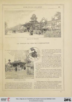 Le chemin de fer de l'Exposition