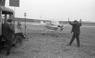 Südwestdeutscher Rundflug mit Zwischenaufenthalt auf dem Flugplatz Forchheim.