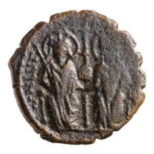 Münze, 10 Nummi, 571 / 572