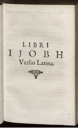 Libri Ijobh Versio Latina, Cap. 1-42