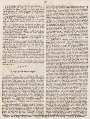 572 Kirchliche Mittheilungen