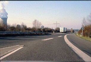 Ausfahrt aus Tangente (Neckarsulm Richtung Mannheim)