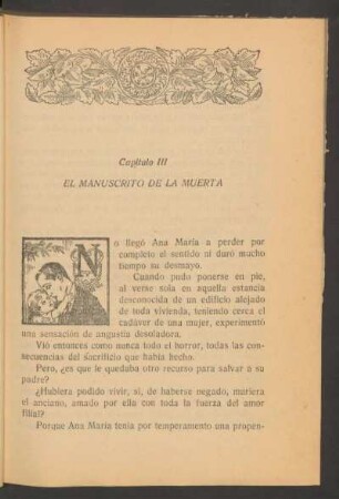 Capítulo III - El manuscrito de la muerta