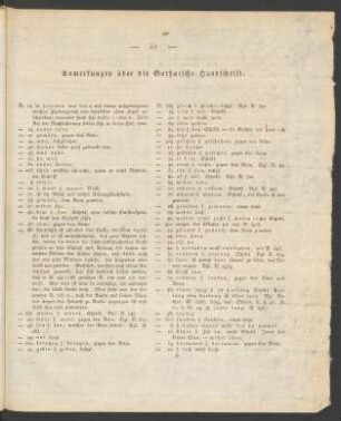 Anmerkungen über die Gothaische Handschrift.