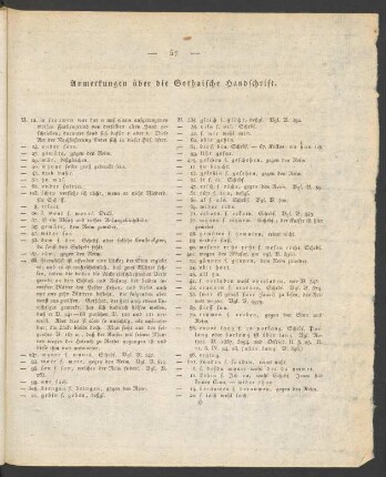 Anmerkungen über die Gothaische Handschrift.