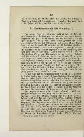 Die Bartholomäusnacht oder Bluthochzeit (1572)