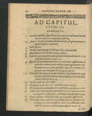 Ad Capitul. Lator. VII.