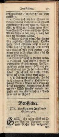 Bet-Lieder.