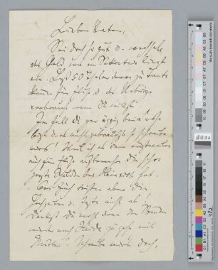 Brief an Johann Jacob Brahms
